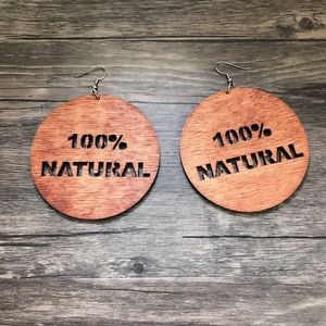 Wood earrings